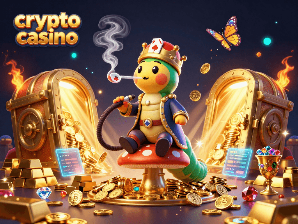 Experience the magic of crypto casino gaming with dazzling visuals and dynamic characters.