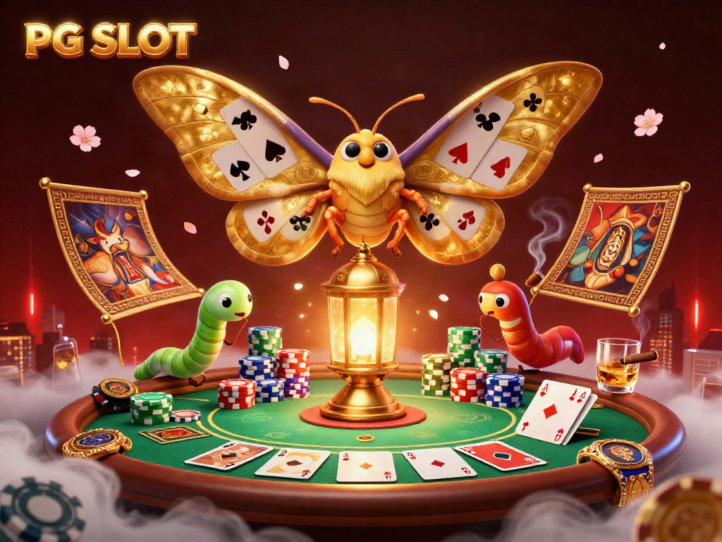 Engage in PG SLOT excitement with vibrant gaming elements in a captivating 3D illustration.