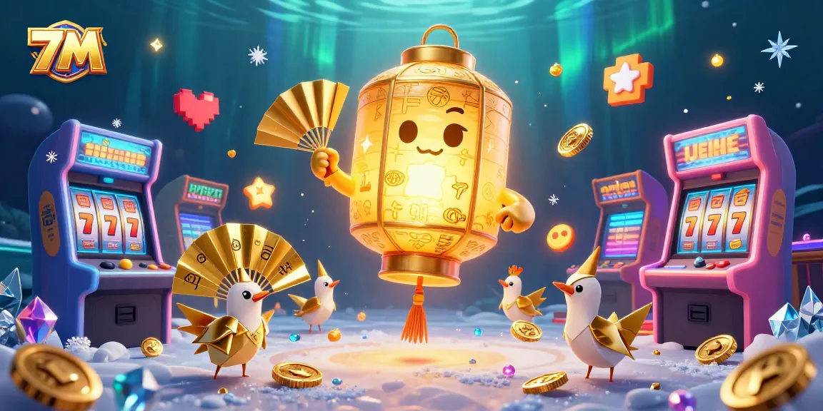 Engage with the dynamic 7M online casino experience featuring glowing symbols and vibrant gaming elements.