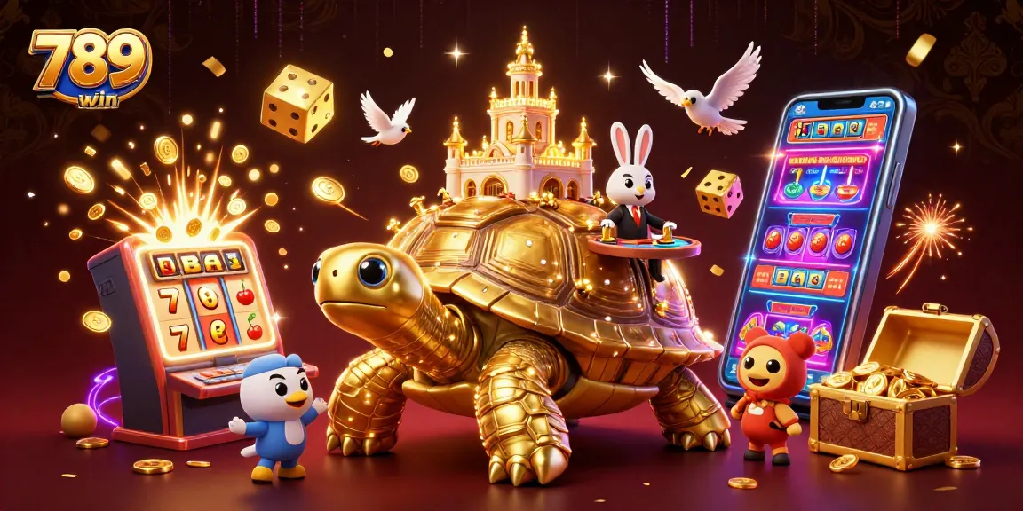 Experience the thrill of 789win with jackpot excitement, vibrant casino scenes, and golden treasures.