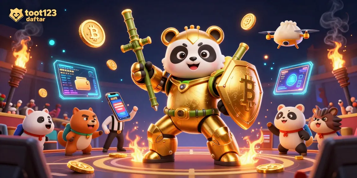 Engage with the thrilling toot123 daftar experience, featuring dynamic 3D elements and exciting crypto themes.