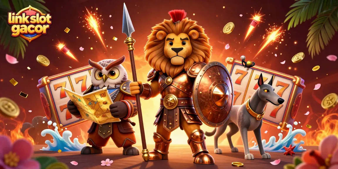 Menang di link slot gacor dengan ilustrasi 3D menarik penuh warna dan simbol slot