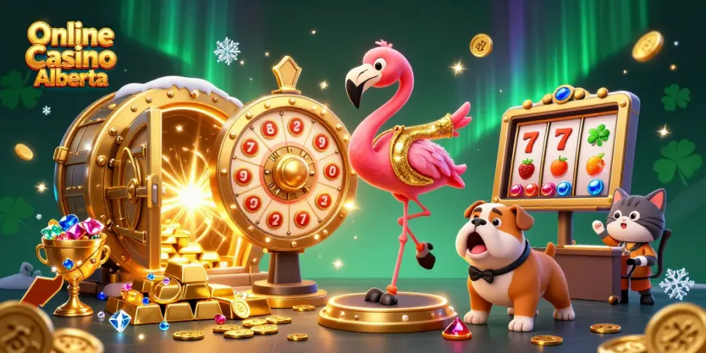 Spin to win at the Online Casino Alberta with vibrant games, treasures, and excitement!