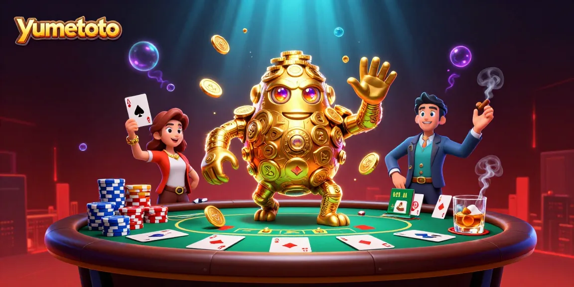Experience the yumetoto magic with a vibrant 3D scene of dynamic gaming action.