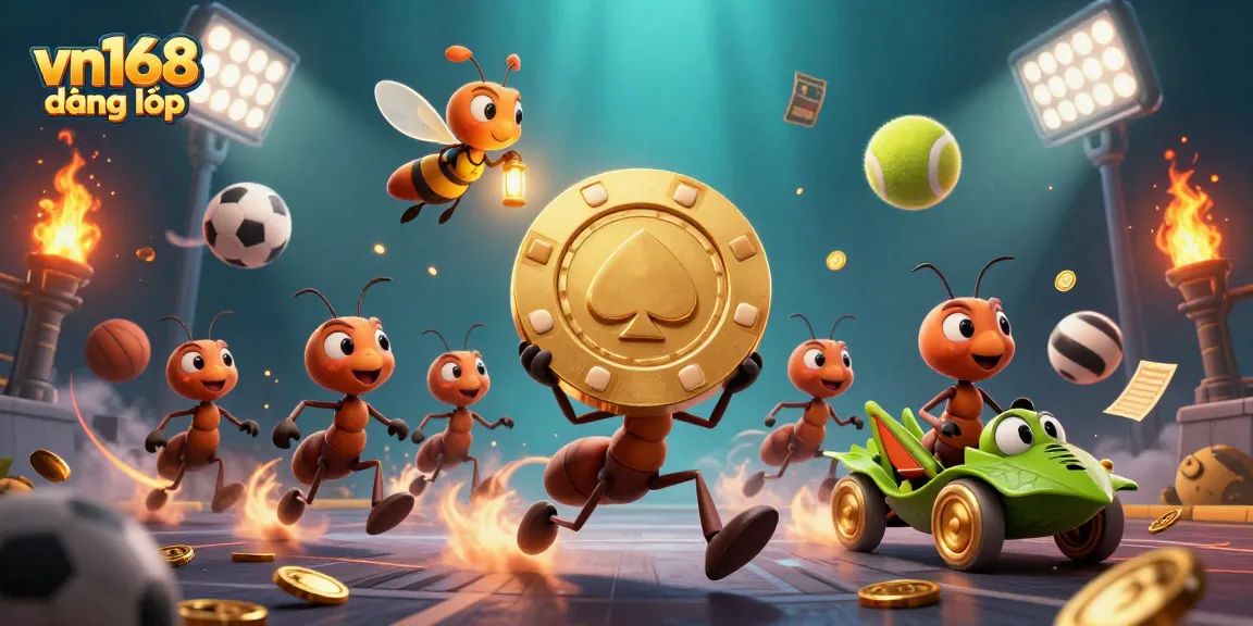 Experience exhilarating gaming moments with vn168 đăng nhập as ants execute an ambitious heist.