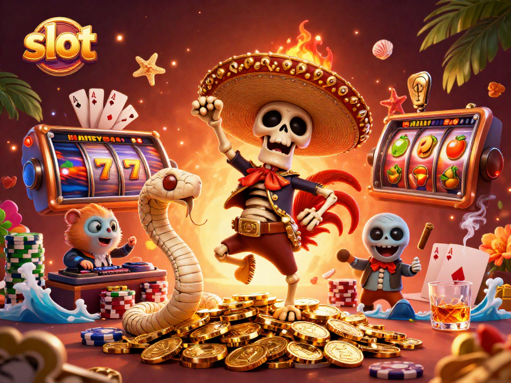 Engaging slot gameplay scene featuring vibrant characters and dynamic casino elements.