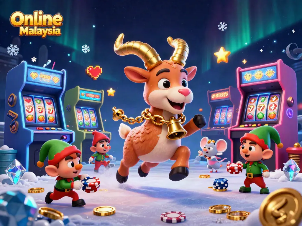 Experience the thrill of Online Slot Malaysia with festive and spooky casino action.