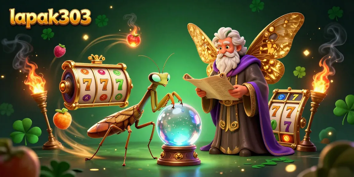 Experience the captivating world of lapak303 with vibrant 3D casino characters and jackpot elements.