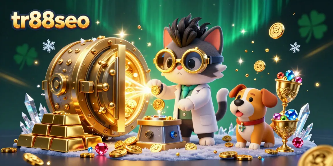 Engage with tr88seo to enjoy thrilling online casino experiences, featuring vibrant gold elements.