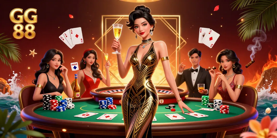 Experience thrilling action at GG 88 with our lavish online casino featuring poker tables and glamorous gameplay.