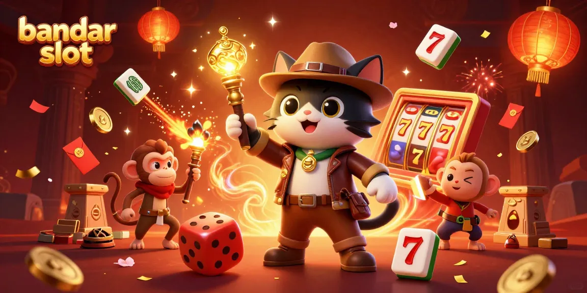 Bandar slot mengalami penemuan artefak kasino emas yang mendebarkan dalam ilustrasi 3D yang dinamis.