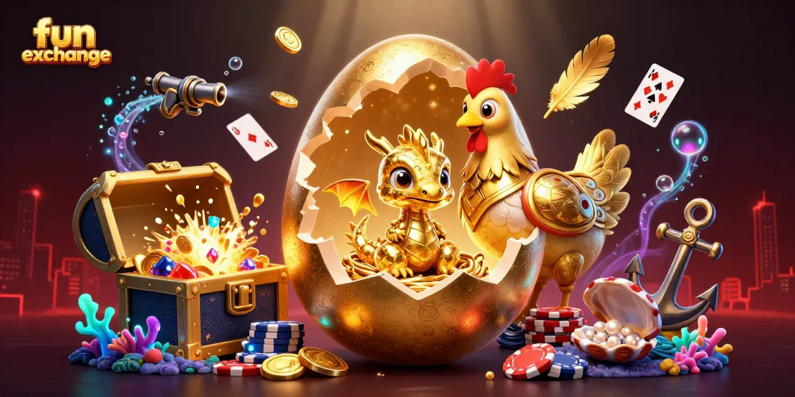 Experience the fun exchange with a vibrant scene of golden dragon and poker chips, symbolizing thrilling casino adventures.