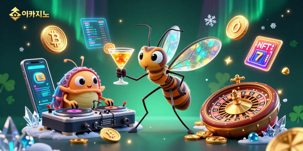 Experience the excitement of 조이카지노 with vibrant characters and dynamic casino elements in a captivating scene.