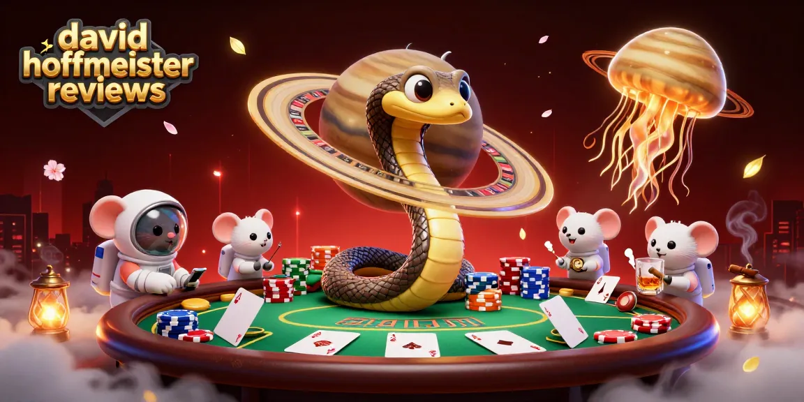david hoffmeister reviews vibrant gambling scene with Saturn snake roulette and betting astronaut mice