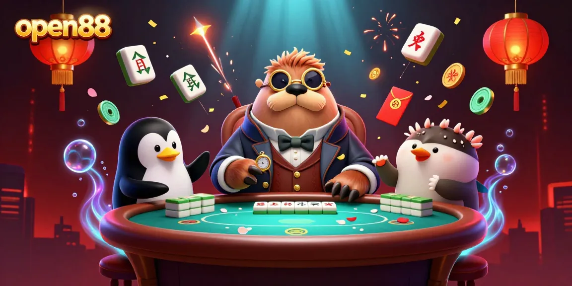 Play at open88 surrounded by a jolly walrus, a penguin dealer, and a bluffing pufferfish.