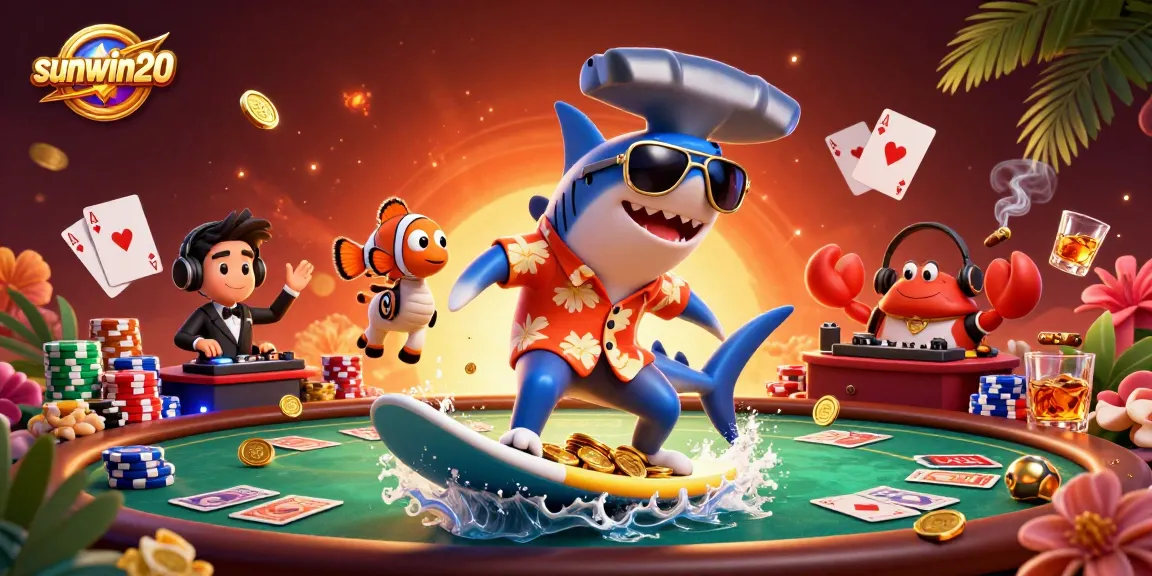Experience the thrill at sunwin20 with a vibrant casino adventure featuring colorful characters and rich game elements.