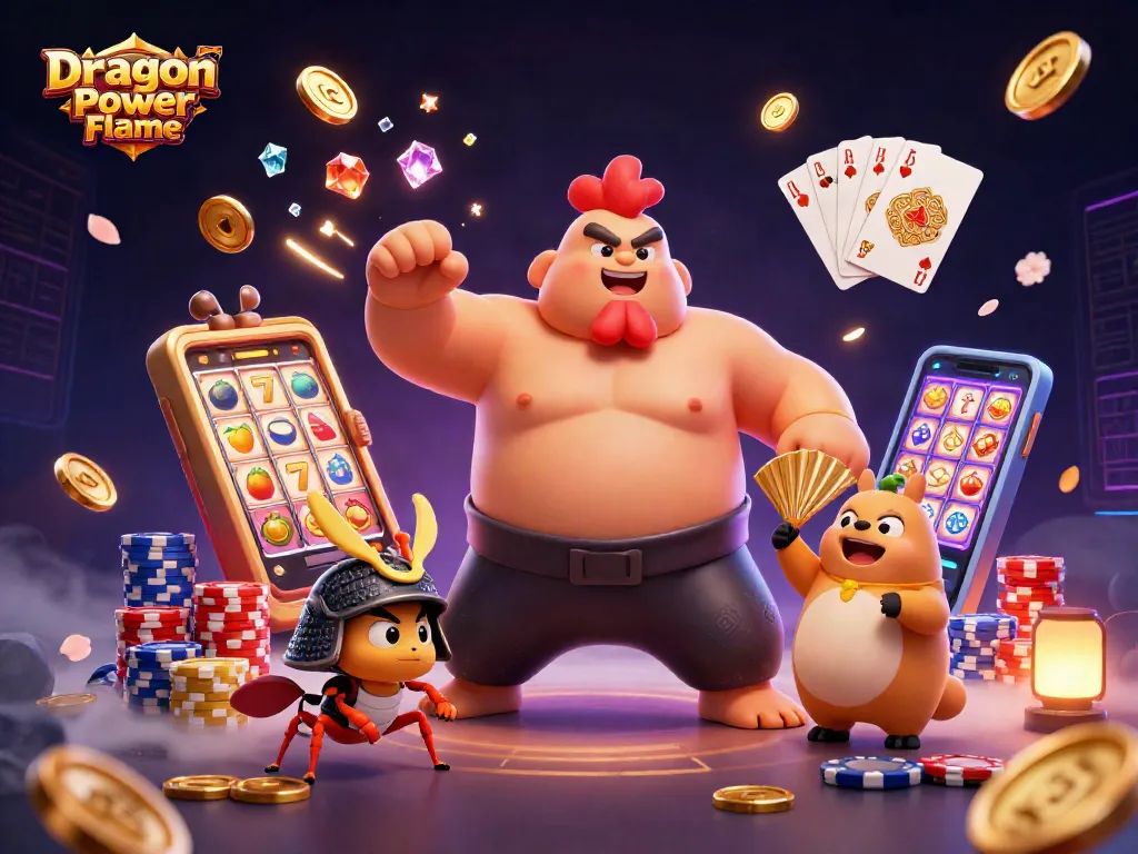 เล่นเกมสล็อต Dragon Power Flame เต็มไปด้วยเหรียญทองและเพชรพลอยในบรรยากาศคาสิโน