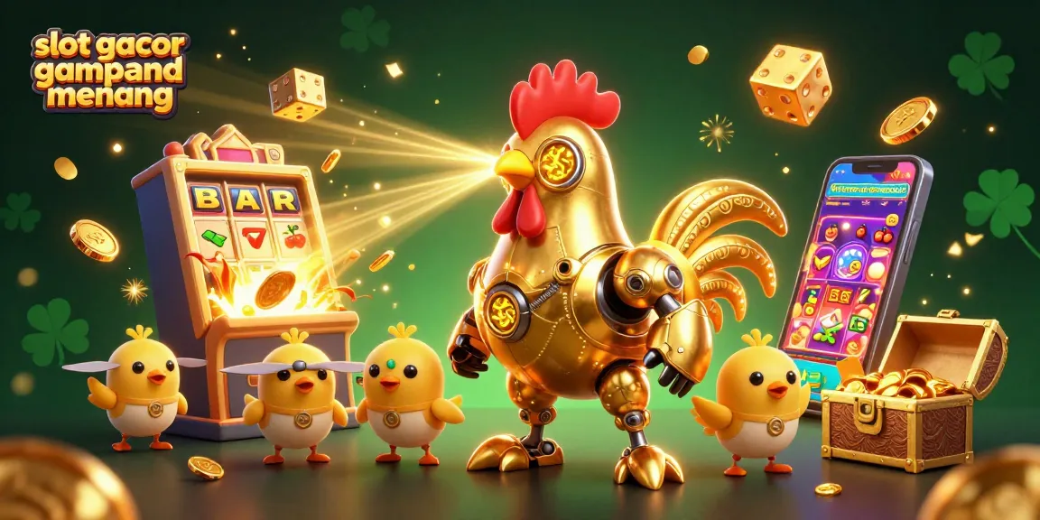 Engaging scene of slot gacor gampang menang featuring dynamic casino-themed elements and vibrant characters.