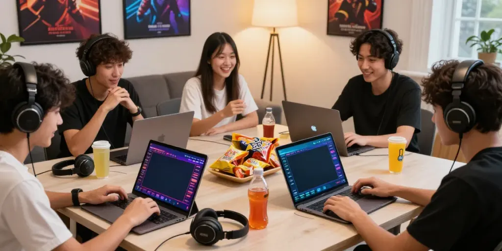 Pengalaman bermain Toto yang nyaman dan menyenangkan dalam suasana santai dengan perangkat gaming.