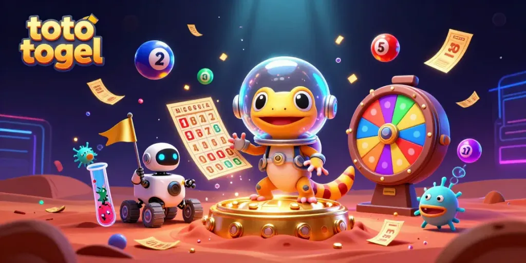 Engage with the exciting world of toto togel as a Martian gecko discovers a golden casino on Mars.