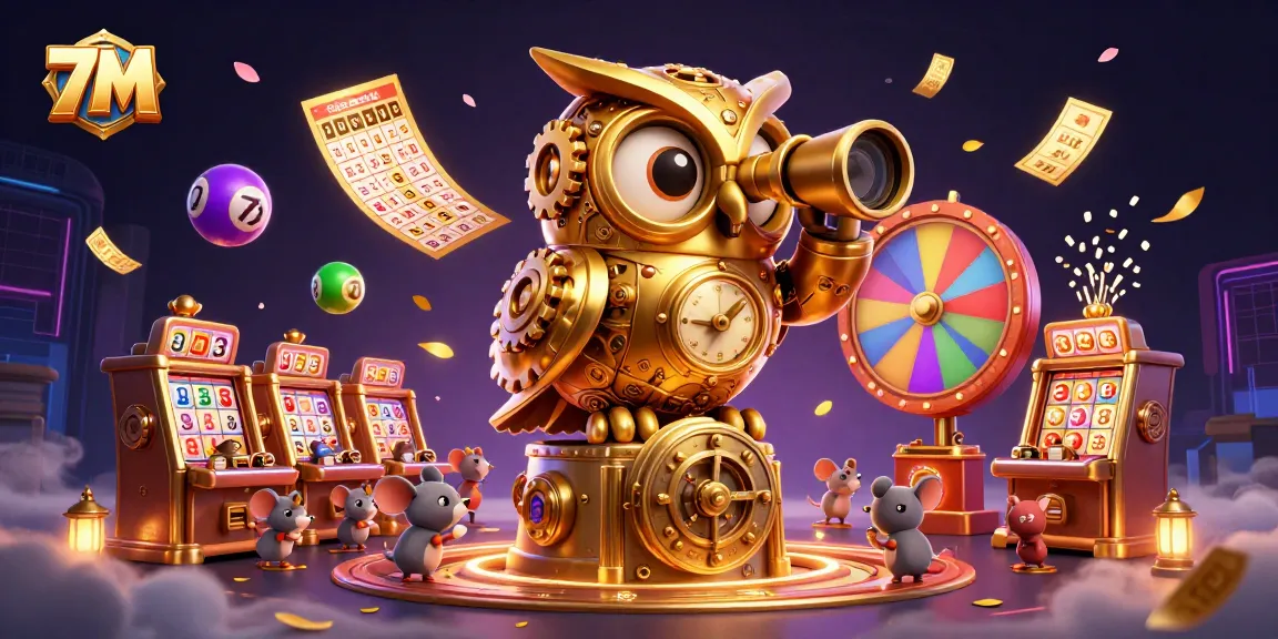 Experience 7M's vibrant casino with dynamic lottery elements and an immersive 3D scene.