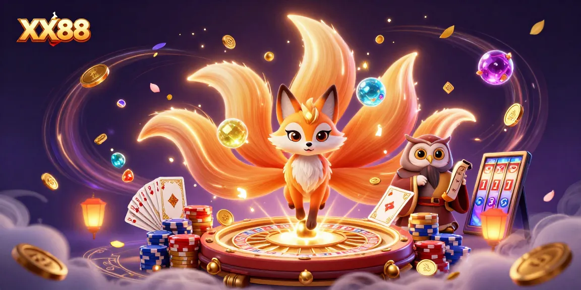 Win big at XX88 with an exciting array of gaming elements and vibrant characters.