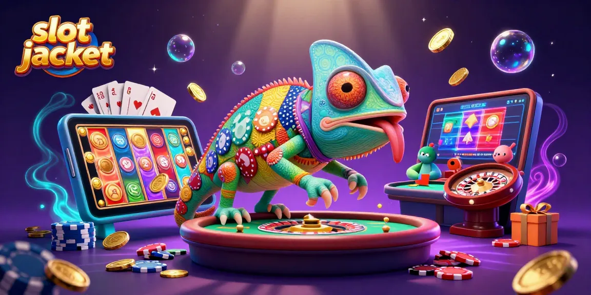 Mengasah keterampilan slot jackpot dengan ilustrasi kartun kasino 3D yang kaya akan warna dan detail.